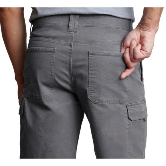 Copper & Oak Men's 34 Gray Venture Ripstop Cargo Shorts Flex Waist N0504 - Picture 4 of 11